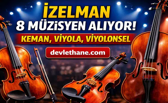 İZELMAN 8 Personel Alımı Yapacak! Başvurular Başladı