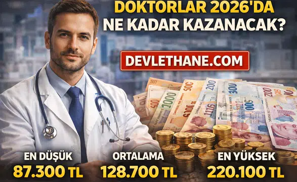 Doktor Ne Kadar Maaş Alır? 2026 Doktor Maaşları Belli Oldu