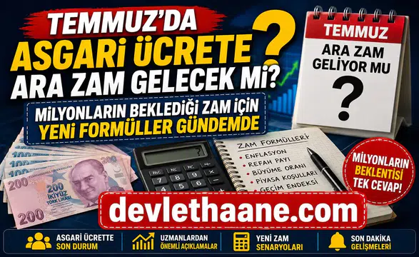 Temmuz’da Asgari Ücrete Ara Zam Gelecek Mi? Milyonların Beklediği Zam İçin Yeni Formüller Gündemde