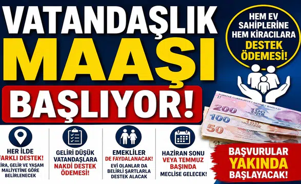 Vatandaşlık Maaşı Geliyor! Düşük Gelirlilere Yeni Destek Modeli İçin Çalışmalar Tamamlandı