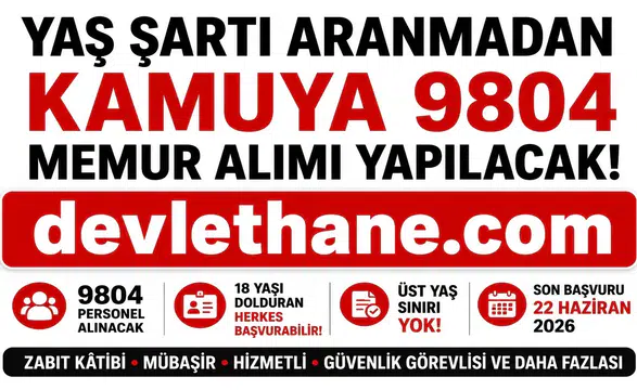 Adalet Bakanlığı'ndan Yaş Sınırı Olmadan 9 Bin 804 Personel Alımı! Başvurular 22 Haziran'a Kadar Devam Ediyor