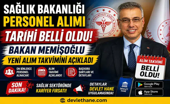 Sağlık Bakanlığı Personel Alımı Tarihi Belli Oldu! Bakan Memişoğlu Yeni Alım Takvimini Açıkladı