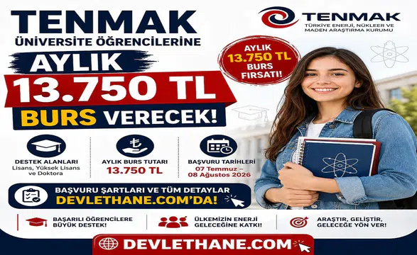 TENMAK Üniversite Öğrencilerine Aylık 13 Bin 750 TL Burs Verecek! Başvuru Şartları ve Tarihleri Açıklandı