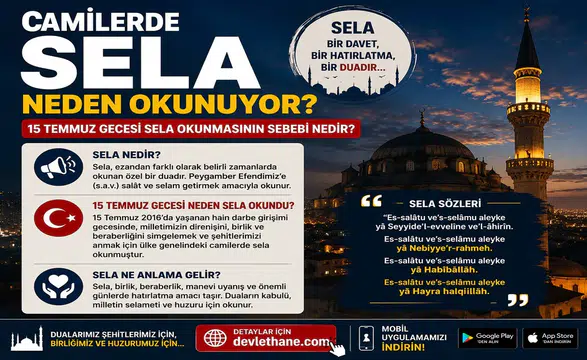 Camilerde Sela Neden Okunuyor? 15 Temmuz Gecesi Sela Okunmasının Sebebi Nedir?