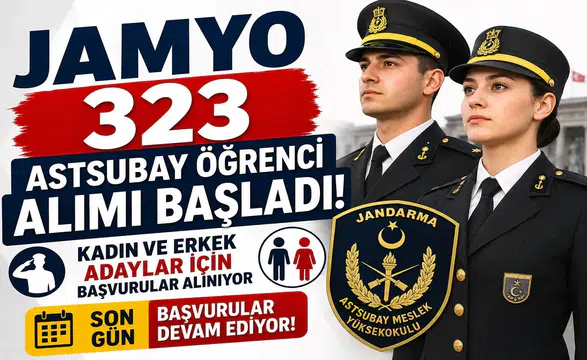 JAMYO 323 Astsubay Öğrenci Alımı Başladı! Kadın ve Erkek Adaylar İçin Başvurular Alınıyor