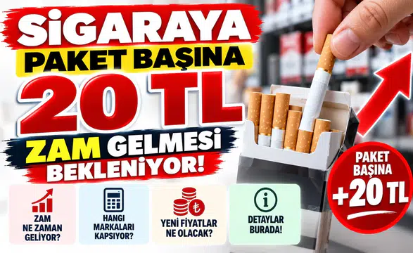 Sigaraya Paket Başına 20 TL Zam Gelmesi Bekleniyor