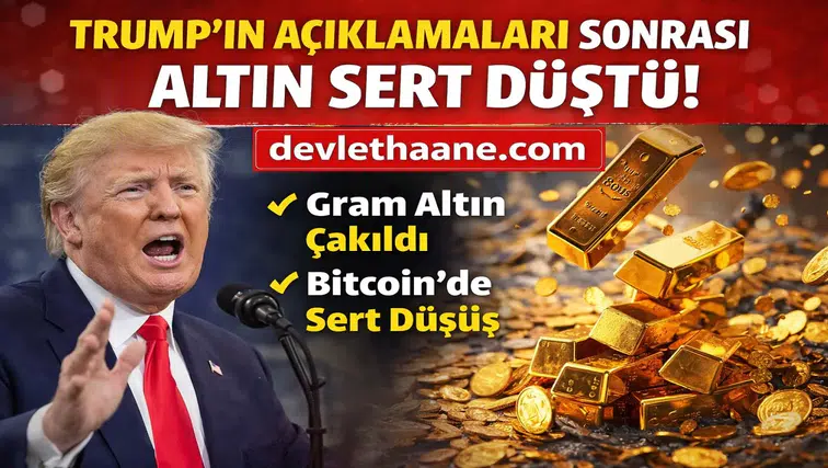 Trump’ın Açıklamaları Sonrası Altın Çakıldı! Piyasalarda Deprem Etkisi