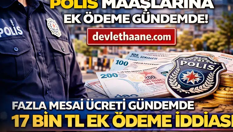 Polis Maaşlarına Ek Ödeme Geliyor mu? Fazla Mesai Ücreti Gündemde