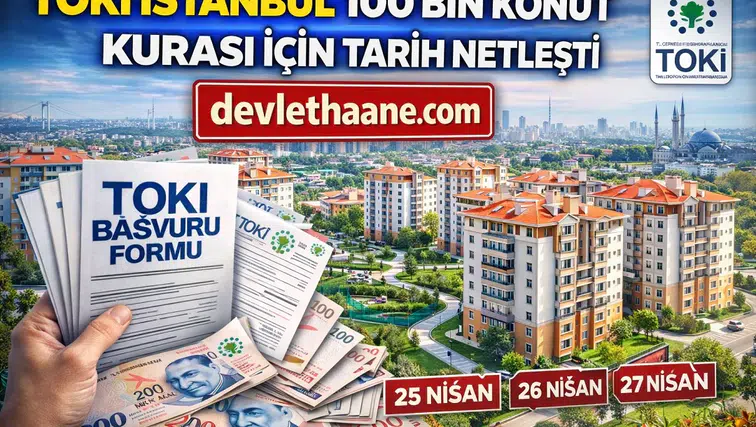 TOKİ İstanbul 100 Bin Konut Kurası İçin Tarih Netleşti