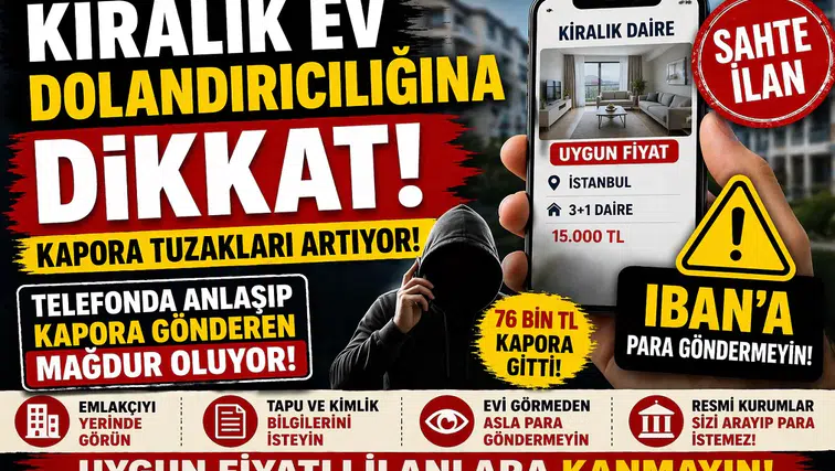 Kiralık Ev Tuzaklarına Dikkat! Kapora Dolandırıcılığı Artıyor