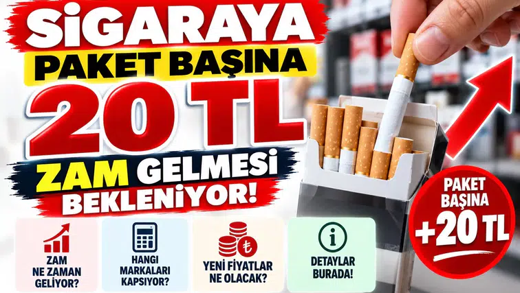 Sigaraya Paket Başına 20 TL Zam Gelmesi Bekleniyor