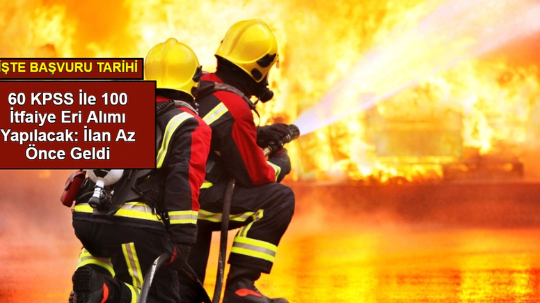 Bursa Büyükşehir Belediyesi 100 İtfaiye Eri Alımı İlanı Yayınladı