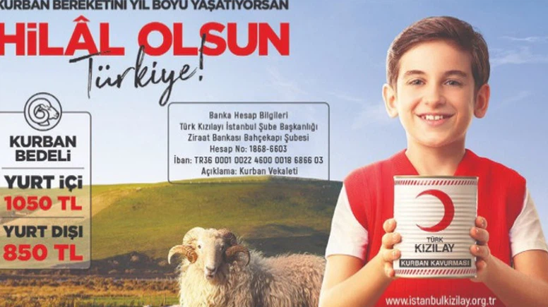 Kızılay Kurban Bayramı yardımı başvurusu başladı. Erzak ve para yardımı verilecek