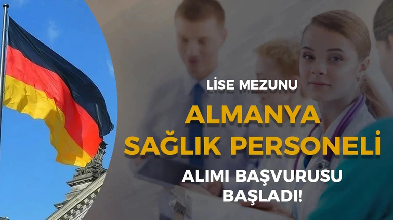 Almanya, Türkiye’den Sağlıkçı ve Personel Alımına Başladı