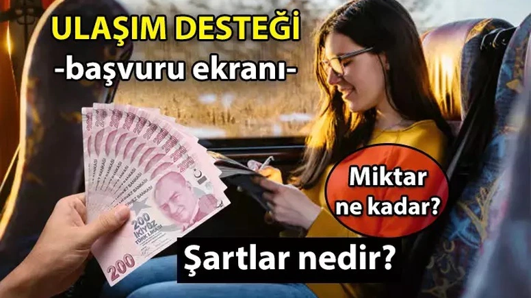 Öğrencilere Ulaşım Desteği Başvurusu ve Şartları