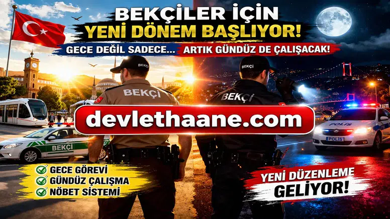 Bekçiler İçin Yeni Dönem Başlıyor! Gündüz Mesaisi Geliyor, Çalışma Sistemi Değişiyor