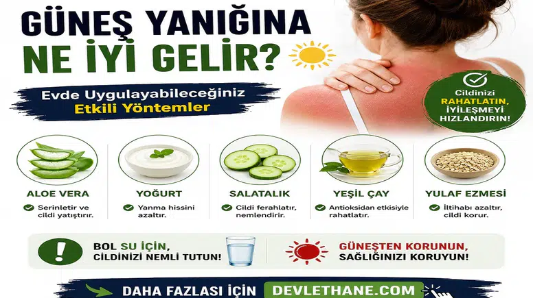 Güneş Yanığına Ne İyi Gelir? Evde Uygulanabilecek Etkili Yöntemler ve Dikkat Edilmesi Gerekenler
