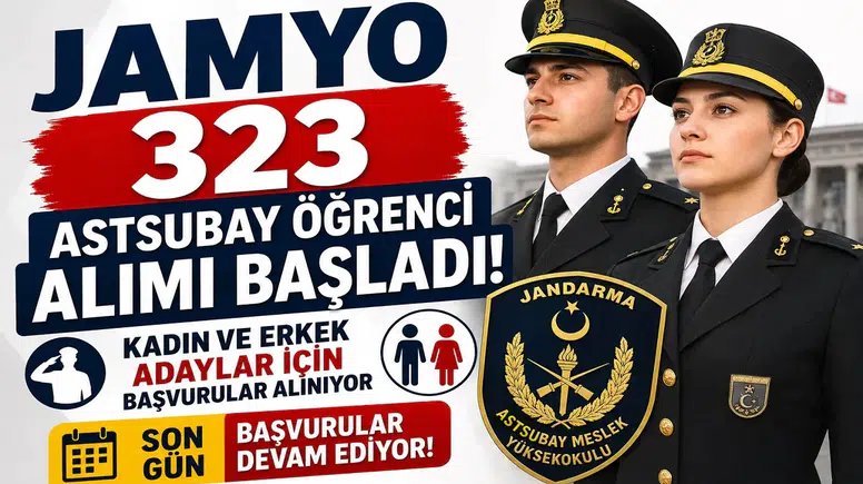 JAMYO 323 Astsubay Öğrenci Alımı Başladı! Kadın ve Erkek Adaylar İçin Başvurular Alınıyor