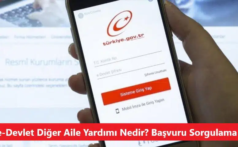 E-Devlet Diğer Aile Yardımı Nedir? Başvuru Sorgulama