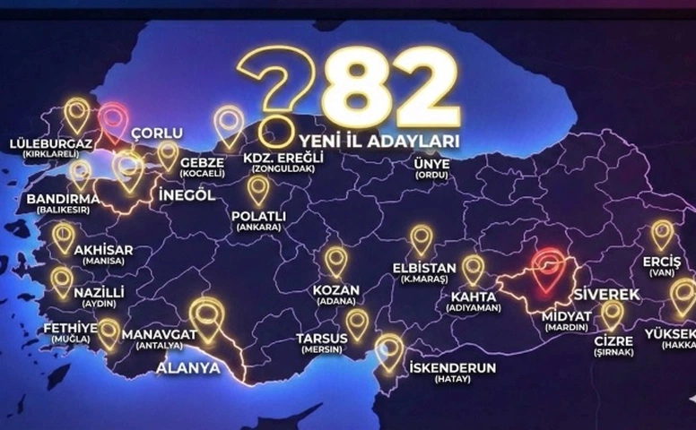 Türkiye’de İl Sayısı 82’ye mi Çıkıyor? MHP’den TBMM’ye “Ereğli İl Olsun” Teklifi