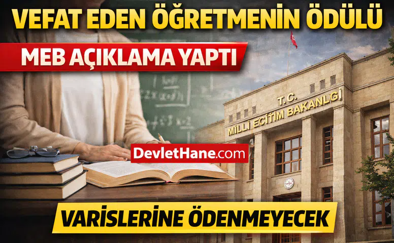 MEB’den Önemli Değerlendirme: Vefat Eden Öğretmenin Başarı Ödülü Ailesine Verilir mi?