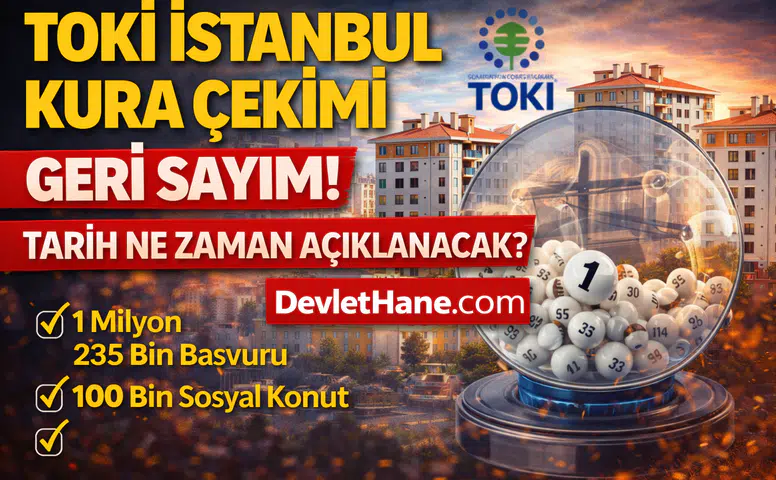 TOKİ İstanbul Kura Çekimi Ne Zaman? 100 Bin Konut İçin Gözler Açıklanacak Tarihte