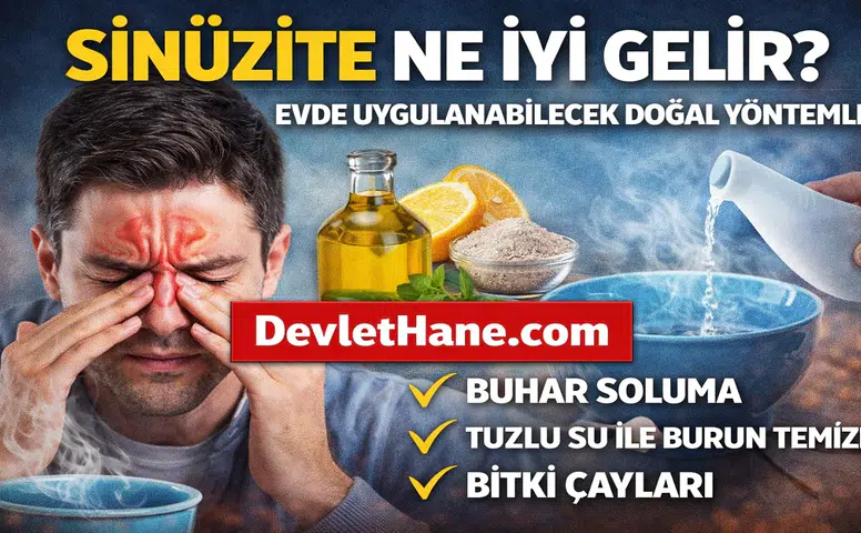 Sinüzite Ne İyi Gelir? Evde Uygulanabilecek Doğal Yöntemler ve Uzman Önerileri