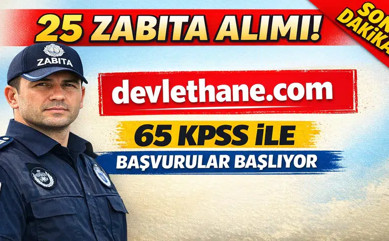 İzmir Karabağlar Belediyesi 25 Zabıta Memuru Alımı Yapacak! 65 KPSS Yeterli
