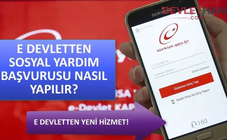 E-Devlet Maddi Yardım Başvurusu ve Başvuru Formu