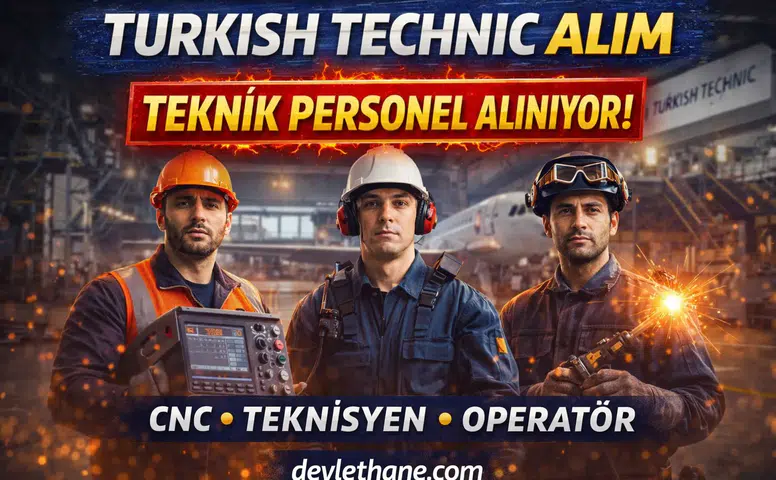 Turkish Technic Personel Alımı Başladı! Teknik Kadrolarda Çok Sayıda İş Fırsatı