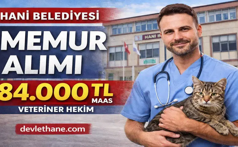Hani Belediyesi 1 Memur Alacak: Maaş 84 Bin TL, Başvuru Tarihleri Açıklandı