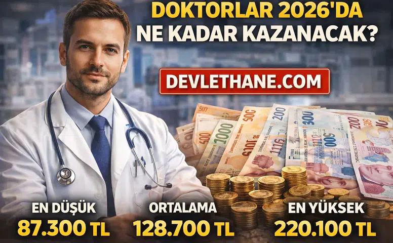 Doktor Ne Kadar Maaş Alır? 2026 Doktor Maaşları Belli Oldu