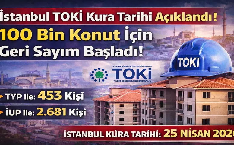 İstanbul TOKİ Kura Tarihi Açıklandı: 100 Bin Konut İçin Geri Sayım Başladı
