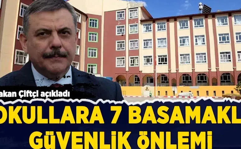 Okullarda 7 Basamaklı Yeni Güvenlik Modeli Devreye Giriyor! Bakanlık Harekete Geçti