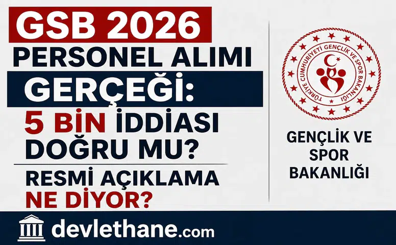 GSB 157 Sürekli İşçi Alımı Başladı! Engelli ve Eski Hükümlü Kontenjanı – İŞKUR Başvuru Şartları
