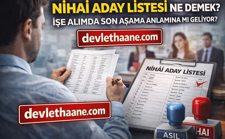 Nihai Aday Listesi Ne Demek İşe Alımda Son Aşama Ne Anlama Geliyor