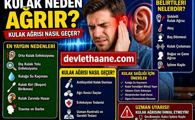 Kulak Neden Ağrır? Kulak Ağrısı Nasıl Geçer? Uzmanlardan Önemli Uyarılar