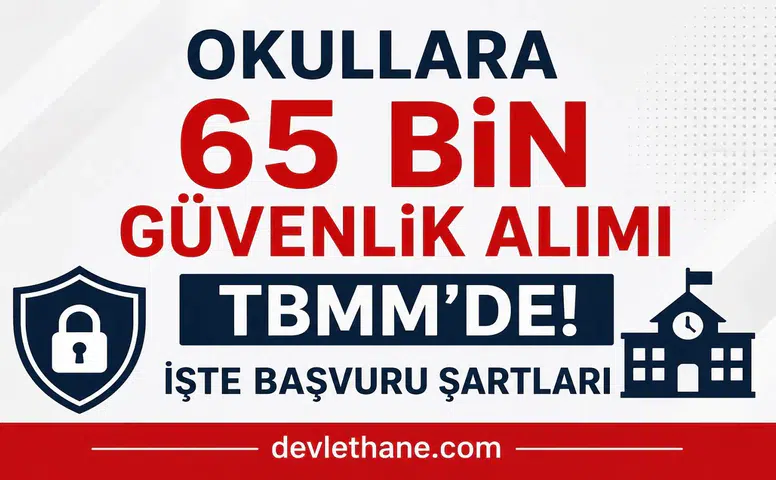 Okullara 65 Bin Güvenlik Görevlisi Alımı İçin TBMM’ye Kanun Teklifi Sunuldu