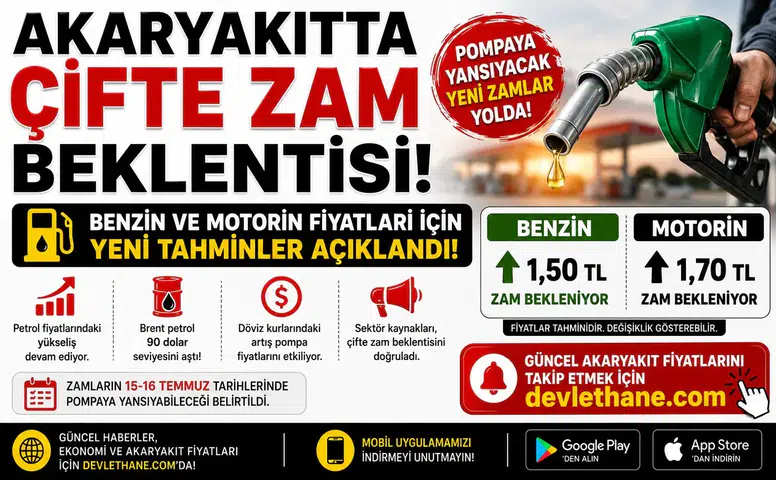 Akaryakıtta Çifte Zam Beklentisi! Benzin ve Motorin Fiyatları İçin Yeni Tahminler