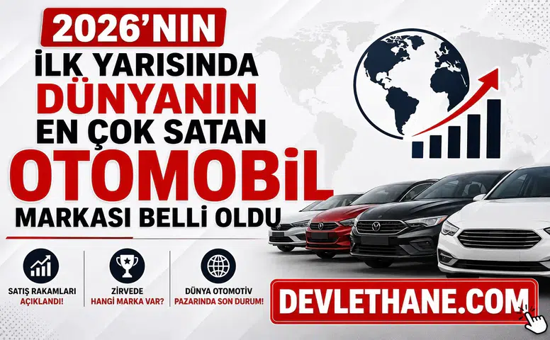 2026'nın İlk Yarısında Dünyanın En Çok Satan Otomobil Markası Belli Oldu