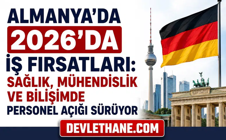 Almanya’da 2026’da İş Fırsatları: Sağlık, Mühendislik ve Bilişimde Personel Açığı Sürüyor