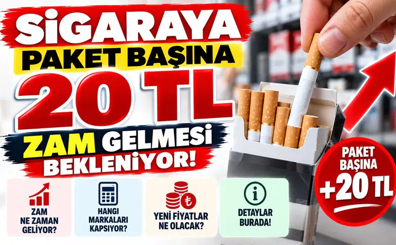 Sigaraya Paket Başına 20 TL Zam Gelmesi Bekleniyor