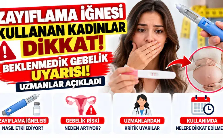 Zayıflama İğnesi Kullanan Kadınlar Dikkat! Beklenmedik Gebelik Uyarısı: Uzmanlar Açıkladı
