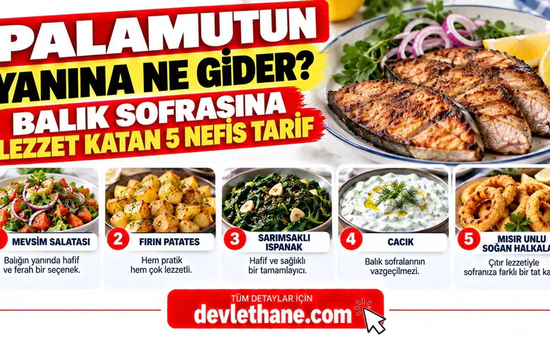 Palamutun Yanına Ne Gider? Balık Sofrasına Lezzet Katan 5 Nefis Tarif