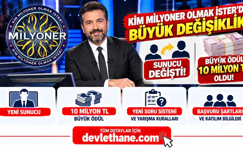 Kim Milyoner Olmak İster'de Büyük Değişiklik! Sunucu Değişti, Büyük Ödül 10 Milyon TL Oldu
