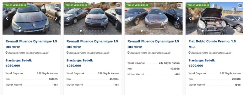 ikinci el araç satış 