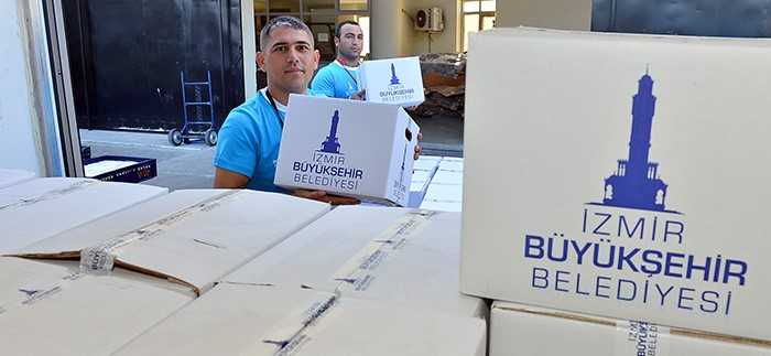 izmir büyükşehir belediyesi gıda yardımı
