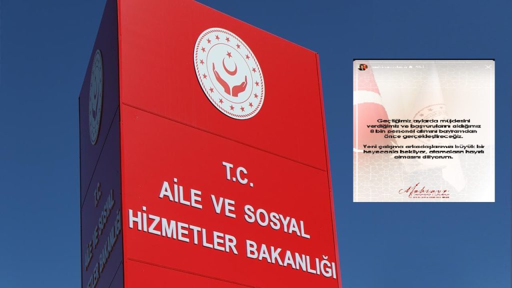 Aile ve Sosyal Hizmetler Bakanlığı Sözleşmeli Personel Alımı