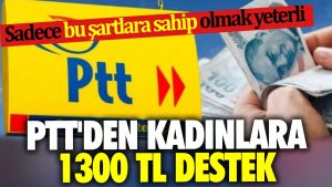 PTT’den Annelere 6500 TL Para Yardımı 1,2,3,4 Çocuklu Anneler Başvuru Yapabilir
