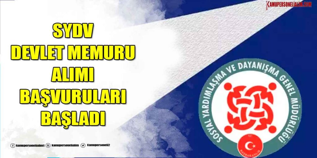 Aile Bakanlığı 6 Şehirde SYDV Personel Alımı Yapıyor! Başvurular Başladı